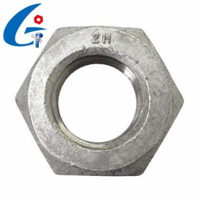 Carbon steel 2H H.D.G Heavy Hex Nut