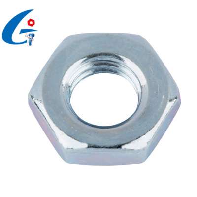 Carbon steel zinc plated DIN439 hex thin nut