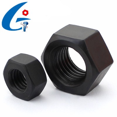 Steel Black Oxide Finish Hex Head Nuts M6-M80